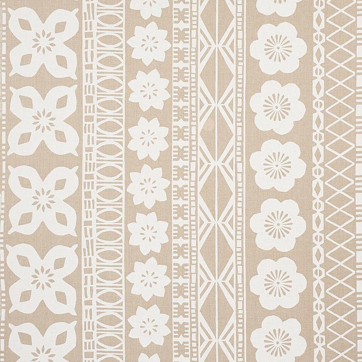 Mrs. Howell Natural 179870 by Schumacher Fabric Copacabana 54.0" - Fabric Carolina -