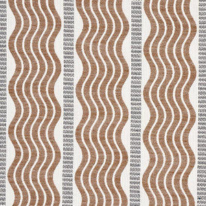 Sina Stripe Brown 79942 by Schumacher Fabric