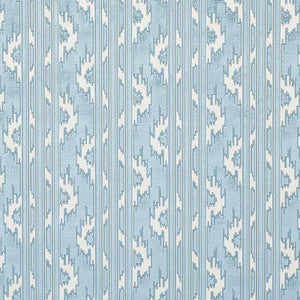 Murat Velvet Sky 80320 by Schumacher Fabric