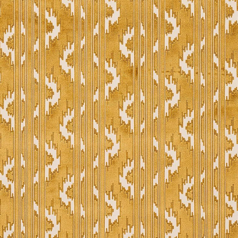 Murat Velvet Gold 80321 by Schumacher Fabric East Meets West 13.5" - Fabric Carolina -