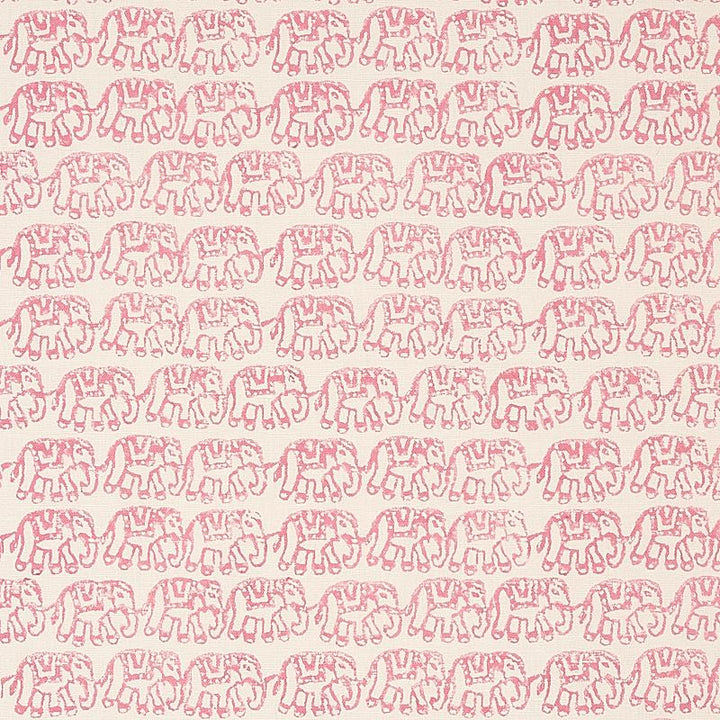 Ellies Hand Block Print Rose 179750 by Schumacher Fabric Molly Mahon 4.88" - Fabric Carolina -