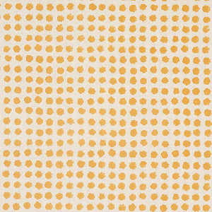 Seed Hand Block Print Mustard 179770 by Schumacher Fabric