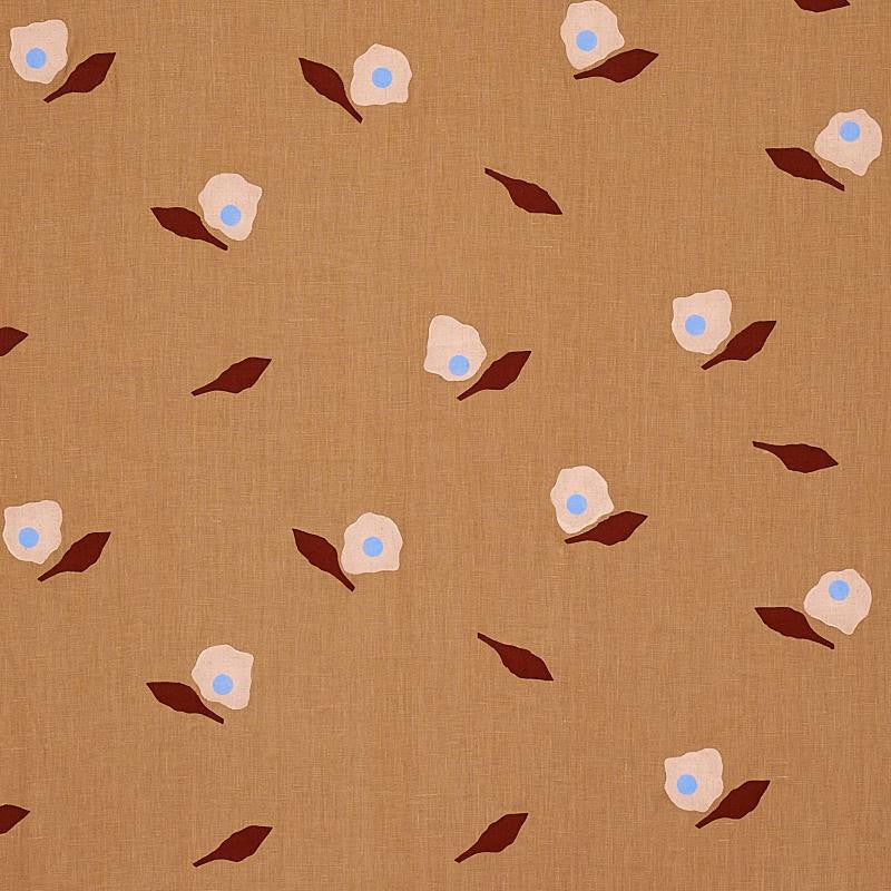 Aquinnah Hand Block Camel 179891 by Schumacher Fabric Caroline Z Hurley 54.0" - Fabric Carolina -