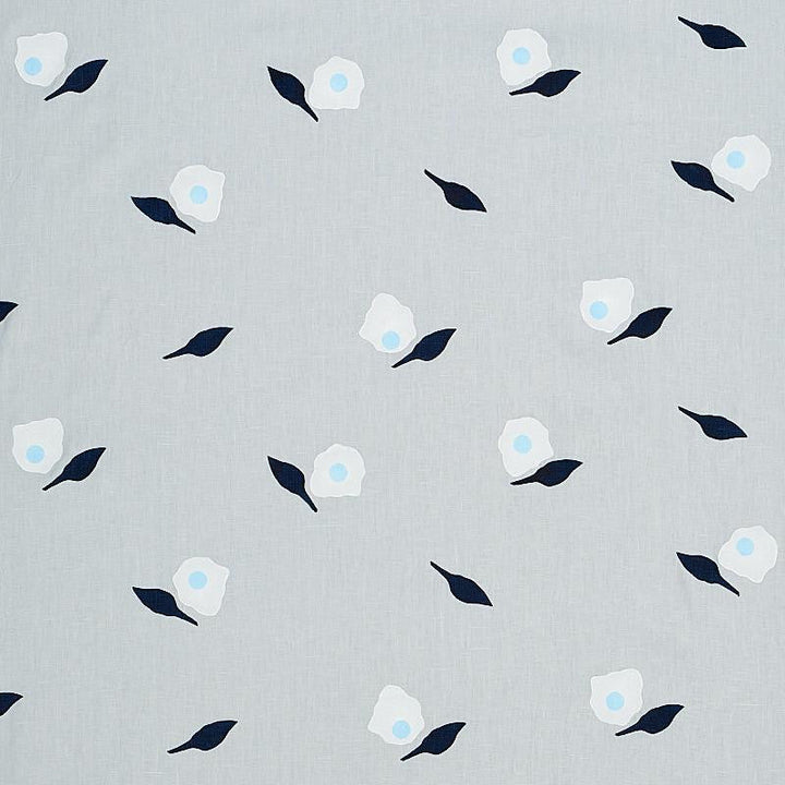 Aquinnah Hand Block Sky 179890 by Schumacher Designer Fabric Caroline Z Hurley 54.0" - Swanky Fabrics -