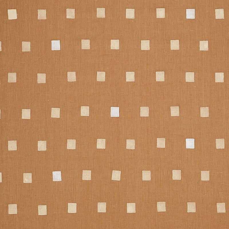 Inkwell Hand Block Camel 179921 by Schumacher Designer Fabric Caroline Z Hurley 54.5" - Swanky Fabrics -