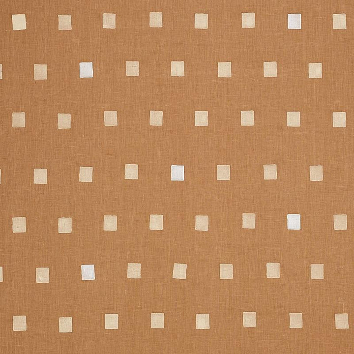 Inkwell Hand Block Camel 179921 by Schumacher Designer Fabric Caroline Z Hurley 54.5" - Swanky Fabrics -