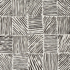 Katama Black 179900 by Schumacher Fabric