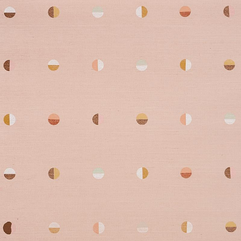 Joshua Tree Hand Printed Sisal Petal 5012443 by Schumacher Wallpaper Caroline Z Hurley 34.5" - Fabric Carolina -