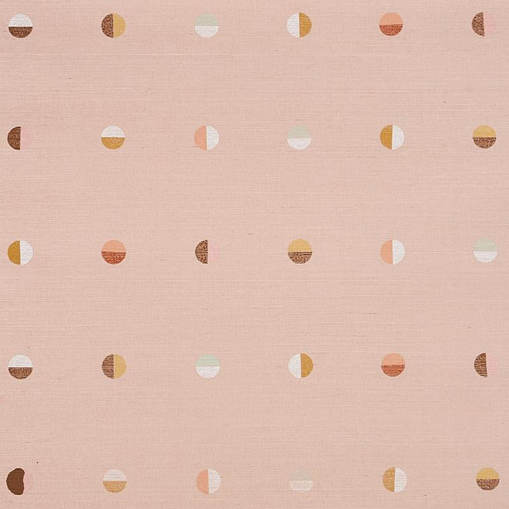 Joshua Tree Hand Printed Sisal Petal 5012443 by Schumacher Wallpaper Caroline Z Hurley 34.5" - Fabric Carolina -