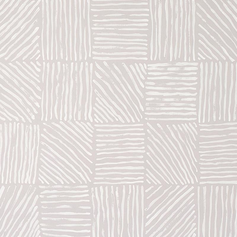Katama Ivory On Stone 5012420 by Schumacher Designer Wallpaper Caroline Z Hurley 27.0" - Swanky Fabrics -