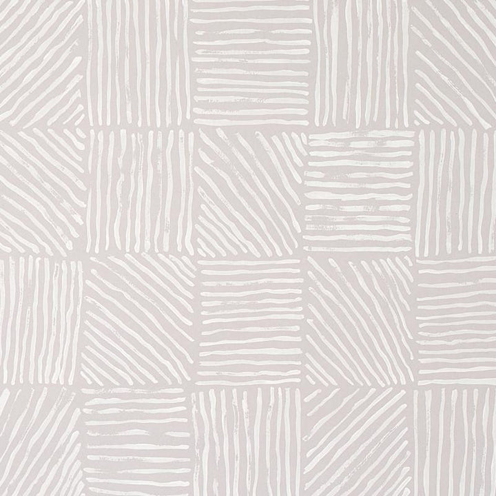 Katama Ivory On Stone 5012420 by Schumacher Wallpaper Caroline Z Hurley 27.0" - Fabric Carolina -