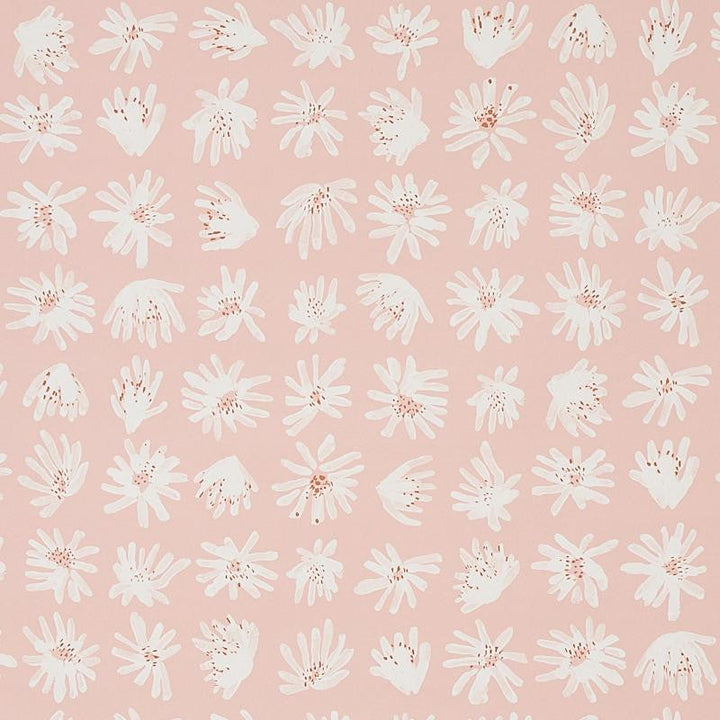 Meadow Rock Blush 5012230 by Schumacher Designer Wallpaper Caroline Z Hurley 13.5" - Swanky Fabrics -