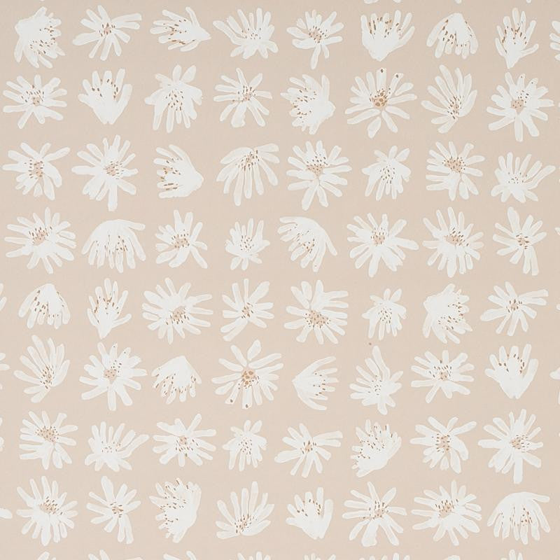 Meadow Rock Neutral 5012231 by Schumacher Designer Wallpaper Caroline Z Hurley 13.5" - Swanky Fabrics -