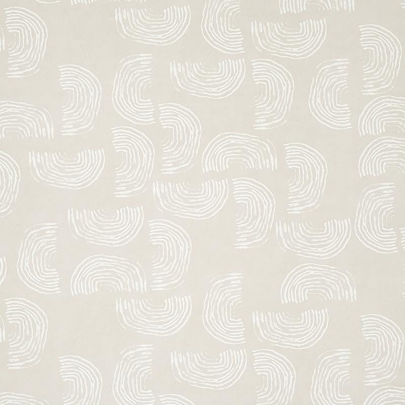 Quansoo Ivory On Neutral 5012401 by Schumacher Designer Wallpaper Caroline Z Hurley 52.0" - Swanky Fabrics -