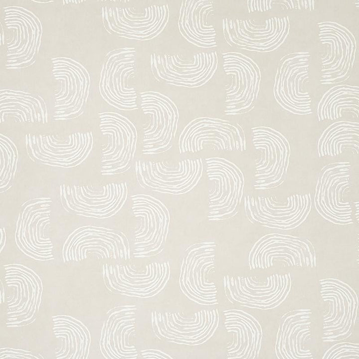 Quansoo Ivory On Neutral 5012401 by Schumacher Wallpaper Caroline Z Hurley 52.0" - Fabric Carolina -