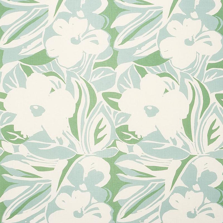 Stevie Green 178863 by Schumacher Fabric Flower Power 26.25" - Fabric Carolina -