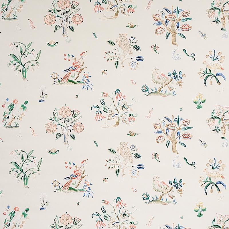 Magical Menagerie Primary 5012211 by Schumacher Wallpaper Flight Of Fancy 54.0" - Fabric Carolina -