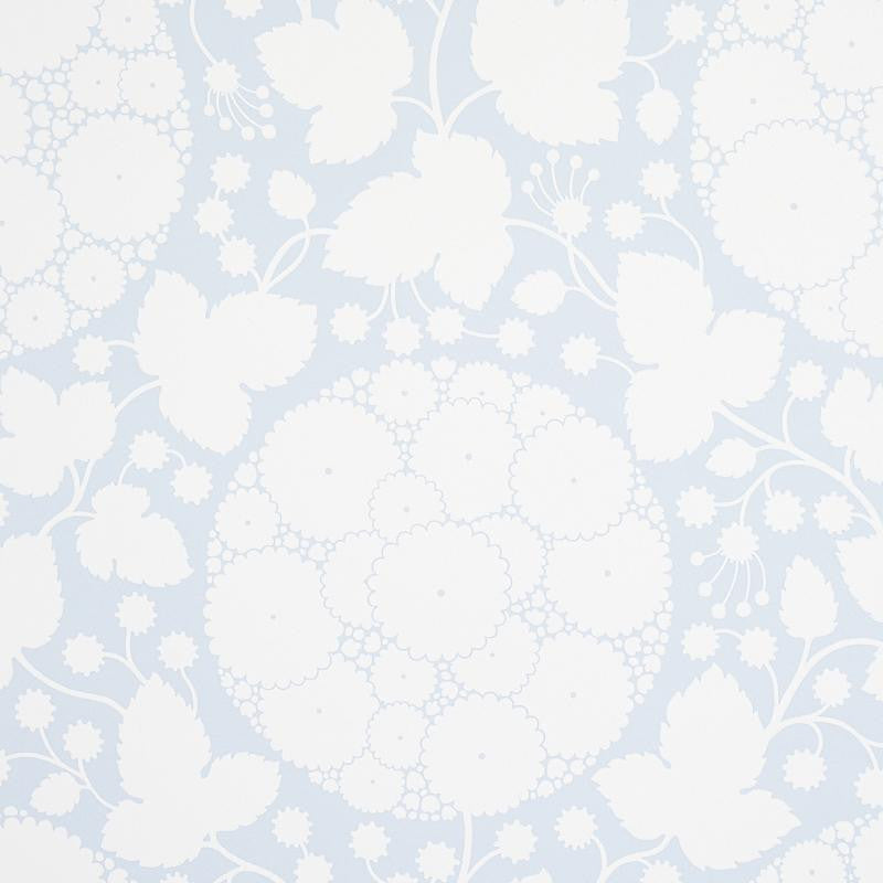 Marianne Sky 5010723 by Schumacher Designer Wallpaper Flight Of Fancy 27.0" - Swanky Fabrics -