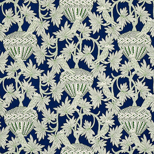 Santarem Navy 179940 by Schumacher Fabric