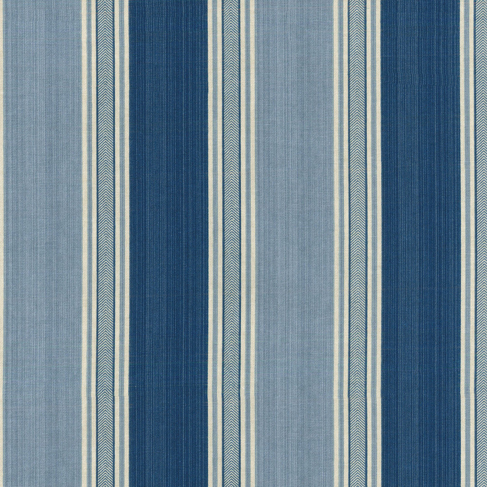 Spotswood Stripe Porcelain 668743 by Waverly Fabric - 100%Cotton USA N/A Horizontal: 0 and Vertical: 6.75 54 - Fabric Carolina -
