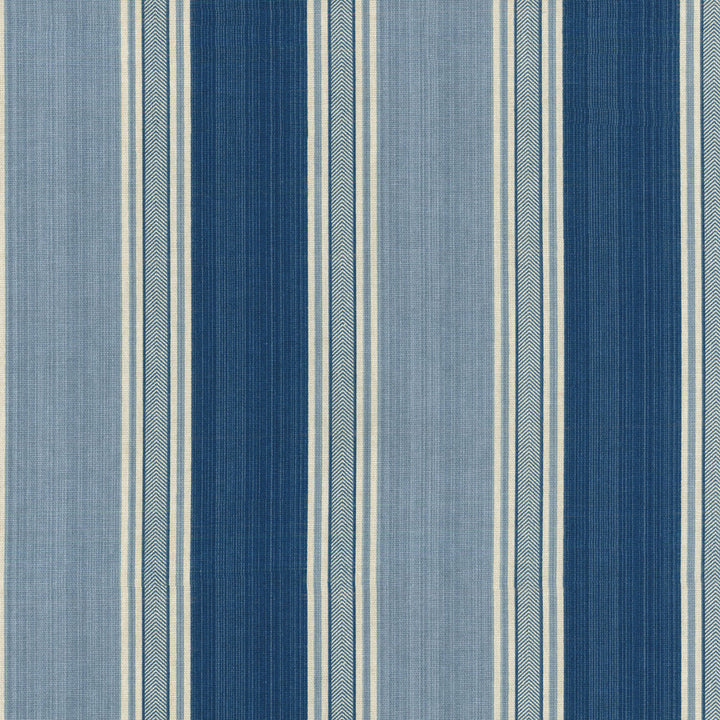 Spotswood Stripe Porcelain 668743 by Waverly Fabric - 100%Cotton U.S.A. Horizontal: 6.75 and Vertical: 0 54 - Fabric Carolina -