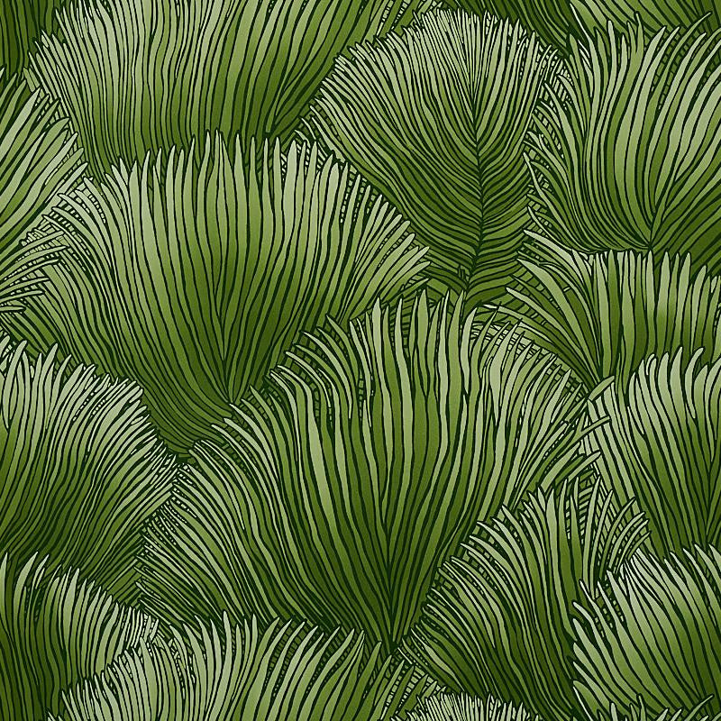 Fondale Green 5012652 by Schumacher Wallpaper Mystique 27.0" - Fabric Carolina -