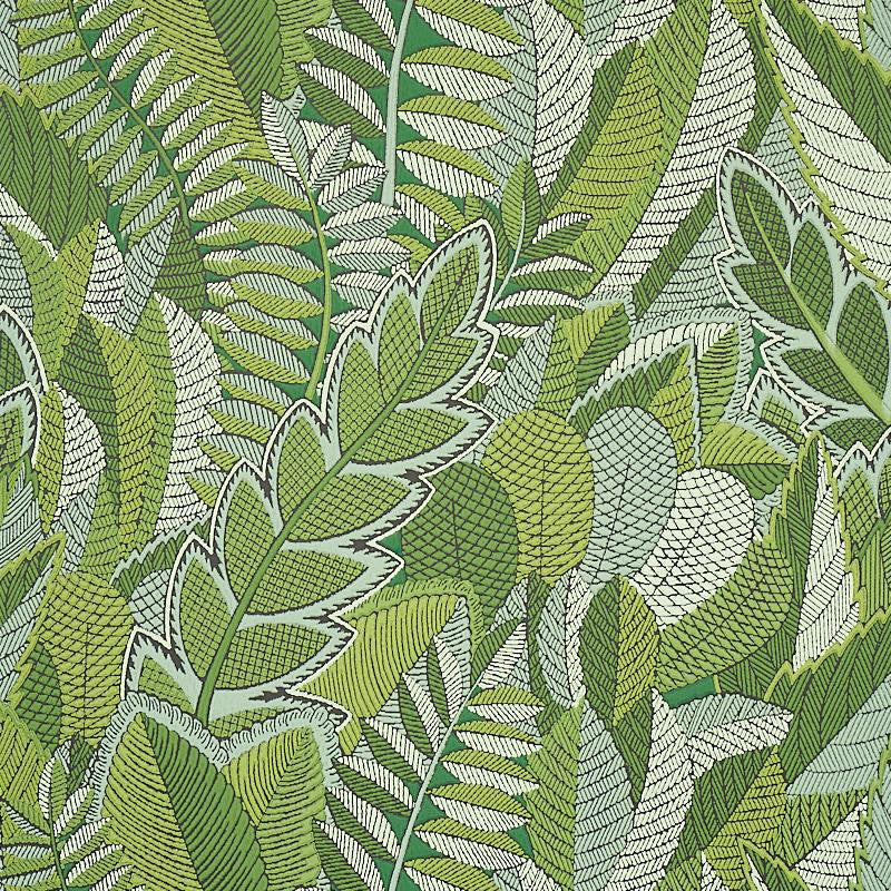 Japura Forest Green 5012661 by Schumacher Wallpaper Mystique 27.0" - Fabric Carolina -