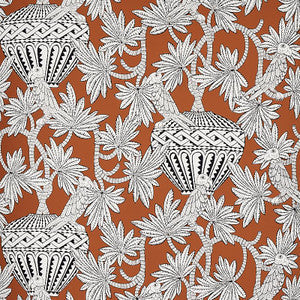 Santarem Chocolate 5012822 by Schumacher Wallpaper