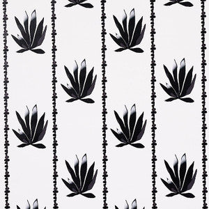 Agave Stripe Parchment 5012681 by Schumacher Wallpaper