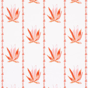 Agave Stripe Grapefruit 5012682 by Schumacher Wallpaper