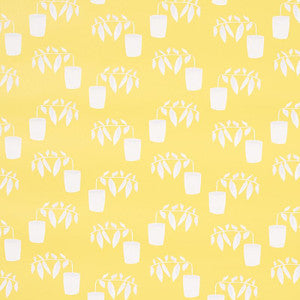 Reaching Out Lemonade 5012711 by Schumacher Wallpaper