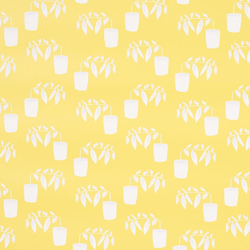Reaching Out Lemonade 5012711 by Schumacher Wallpaper Peg Norriss 9.0" - Fabric Carolina -