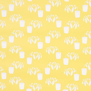 Reaching Out Lemonade 5012711 by Schumacher Wallpaper