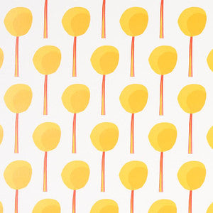 Topiary Marigold 5012700 by Schumacher Wallpaper