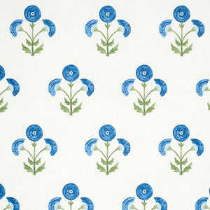 Saranda Flower Royal 5012412 by Schumacher Wallpaper