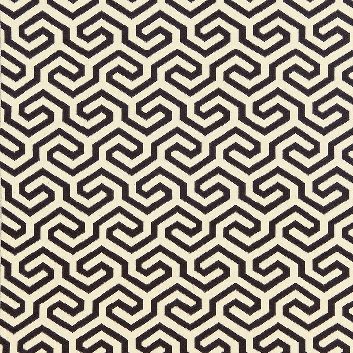 Ming Fret Noir 66881 by Schumacher Fabric CHROMA See Sample FRANCE MEDIUM DUTY </p><p>Repeat: Horizontal: 4 1/8" (10CM) and Vertical: 5 1/2" (14CM) 50" WIDE (127CM) - Fabric Carolina -