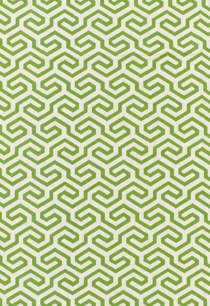 Ming Fret Grass 66883 by Schumacher Fabric Chroma 75% Cotton, 25% Linen Martindale 18,000 Horizontal: 4.125 and Vertical: 5.5 50 - Fabric Carolina -
