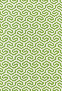 Ming Fret Grass 66883 by Schumacher Fabric