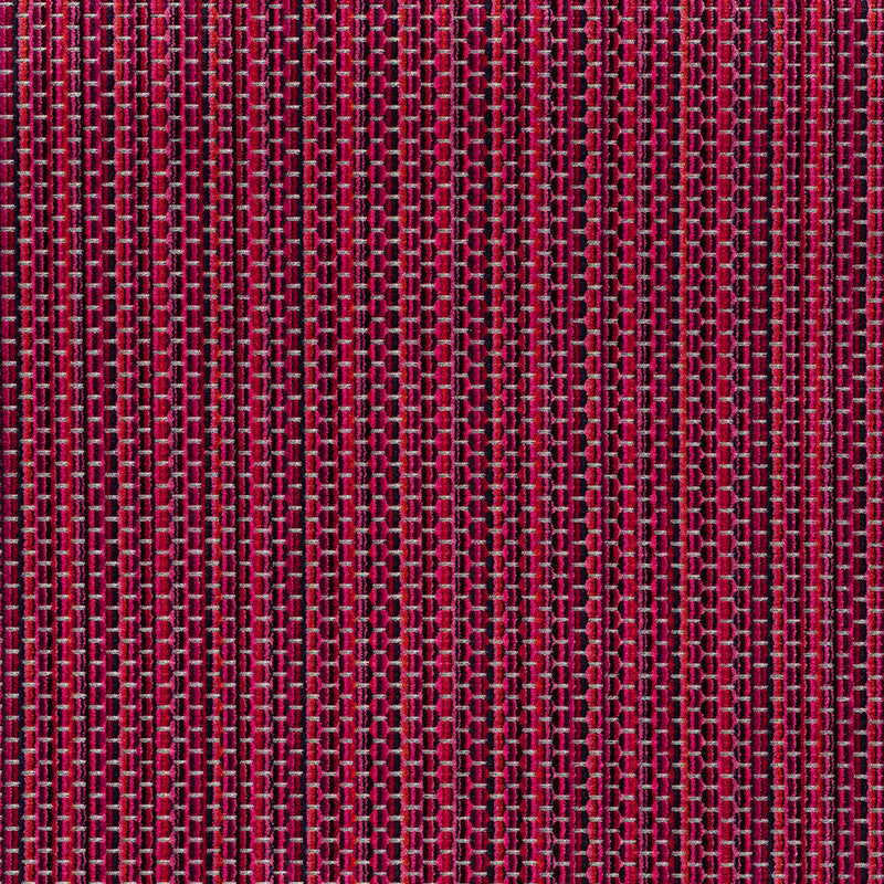 Downtown Velvet Garnet 66914 by Schumacher Fabric Cut-Patterned-Velvets 48% Viscose, 34% Cotton, 18% Polyester Martindale 50,000 Horizontal: 14.375 and Vertical: 3/8- 54.5 - Fabric Carolina -