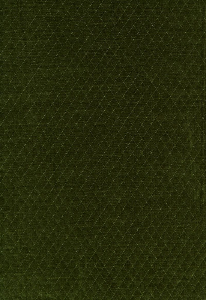 Paley Quilted Velvet Loden 66923 by Schumacher Fabric Chroma 70% Cotton, 16% Polyester, 14% Polypropylene Martindale 40,000 Horizontal: 1 and Vertical: 1.5 55 - Fabric Carolina -