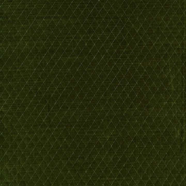 Paley Quilted Velvet Loden 66923 by Schumacher Fabric CHROMA See Sample ITALY HEAVY DUTY </p><p>Repeat: Horizontal: 1" (3CM) and Vertical: 1 1/2" (4CM) 55" WIDE (140CM) - Fabric Carolina -
