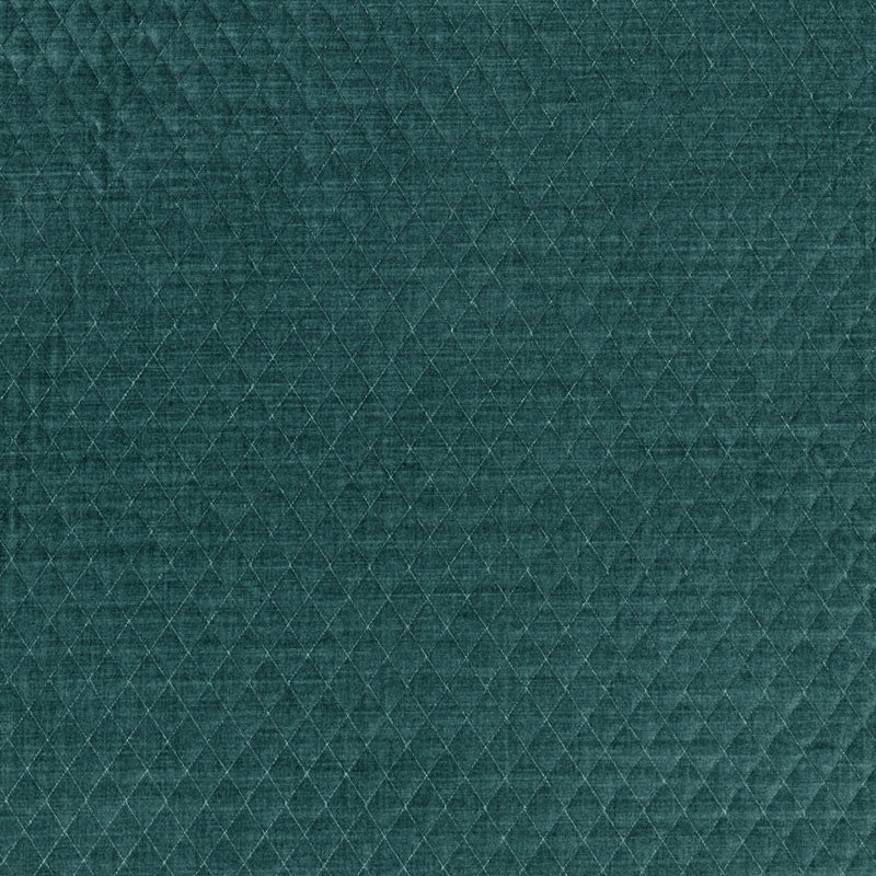Paley Quilted Velvet Peacock 66924 by Schumacher Fabric CHROMA COTTON 70% POLYESTER 16% ITALY MARTINDALE 42,000 </p><p>Repeat: Horizontal: 1" (3CM) and Vertical: 1 1/2" (4CM) 55 - Fabric Carolina -
