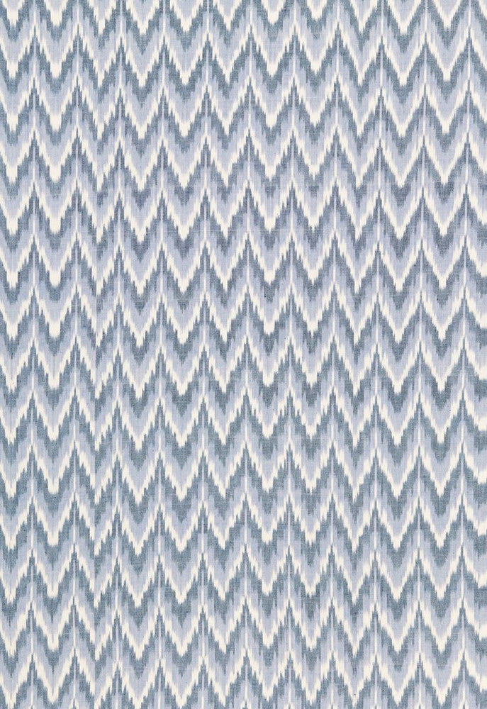 Adari Cotton Ikat Denim 66941 by Schumacher Fabric Chroma 100% Cotton - Horizontal: 2.375 and Vertical: 2.5 52 - Fabric Carolina -