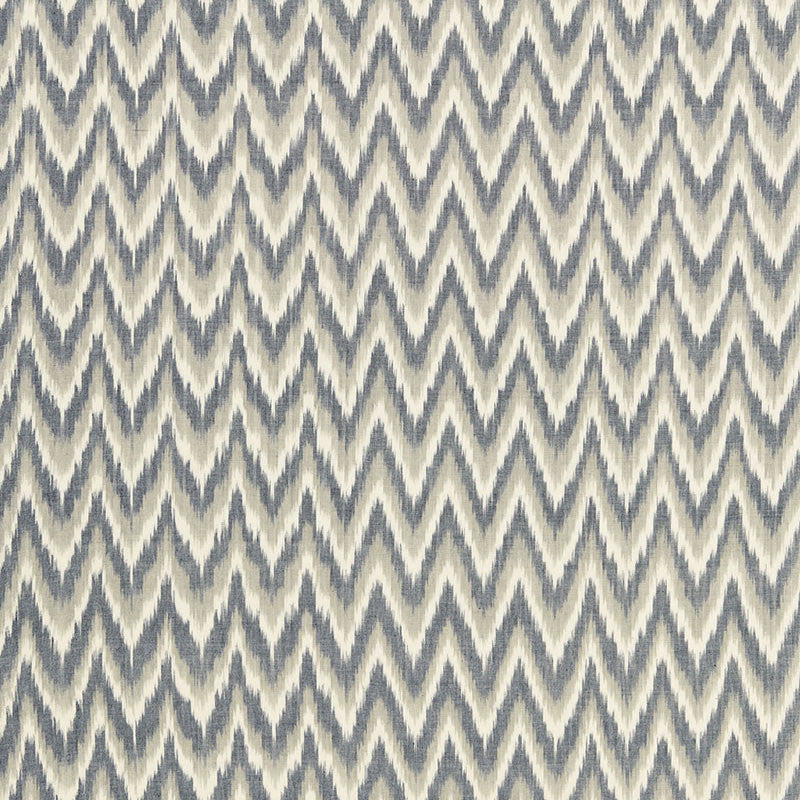 Adari Cotton Ikat Stone 66943 by Schumacher Fabric CHROMA See Sample INDIA LIGHT DUTY </p><p>Repeat: Horizontal: 2 3/8" (6CM) and Vertical: 2 1/2" (6CM) 52" WIDE (132CM) - Fabric Carolina -