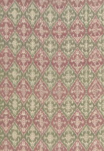 Varanasi Cotton Ikat Mulberry 66950 by Schumacher Fabric