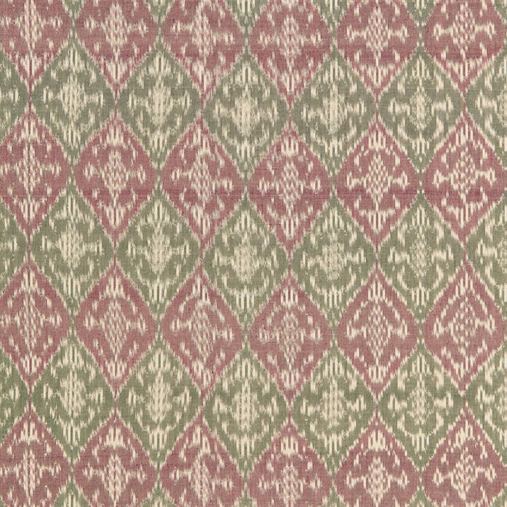 Varanasi Cotton Ikat Mulberry 66950 by Schumacher Fabric CHROMA See Sample INDIA LIGHT DUTY </p><p>Repeat: Horizontal: 4 1/4" (11CM) and Vertical: 7 1/8" (18CM) 52" WIDE (132CM) - Fabric Carolina -