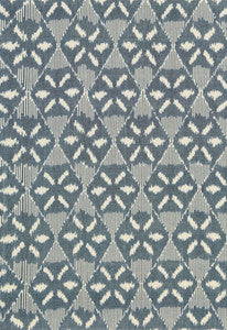 Darjeeling Cotton Ikat Denim 66961 by Schumacher Fabric