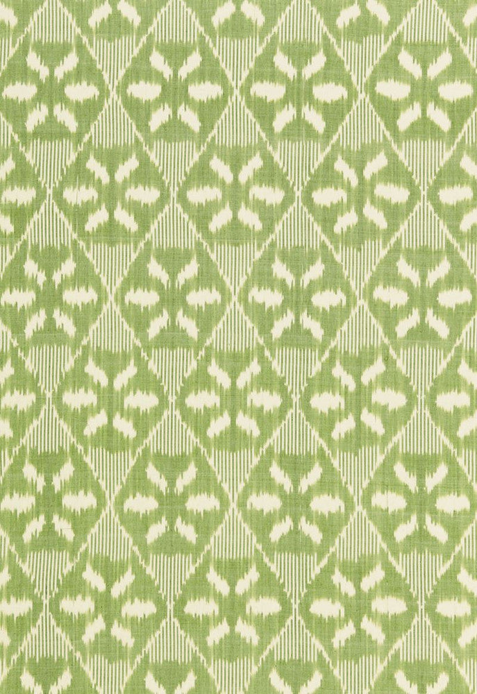 Darjeeling Cotton Ikat Meadow 66962 by Schumacher Fabric Chroma 100% Cotton - Horizontal: 6.625 and Vertical: 11 52 - Fabric Carolina -