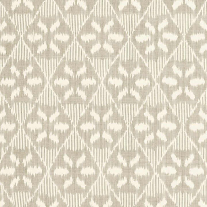 Darjeeling Cotton Ikat Stone 66964 by Schumacher Fabric CHROMA See Sample INDIA LIGHT DUTY </p><p>Repeat: Horizontal: 6 5/8" (17CM) and Vertical: 11" (28CM) 52" WIDE (132CM) - Fabric Carolina -