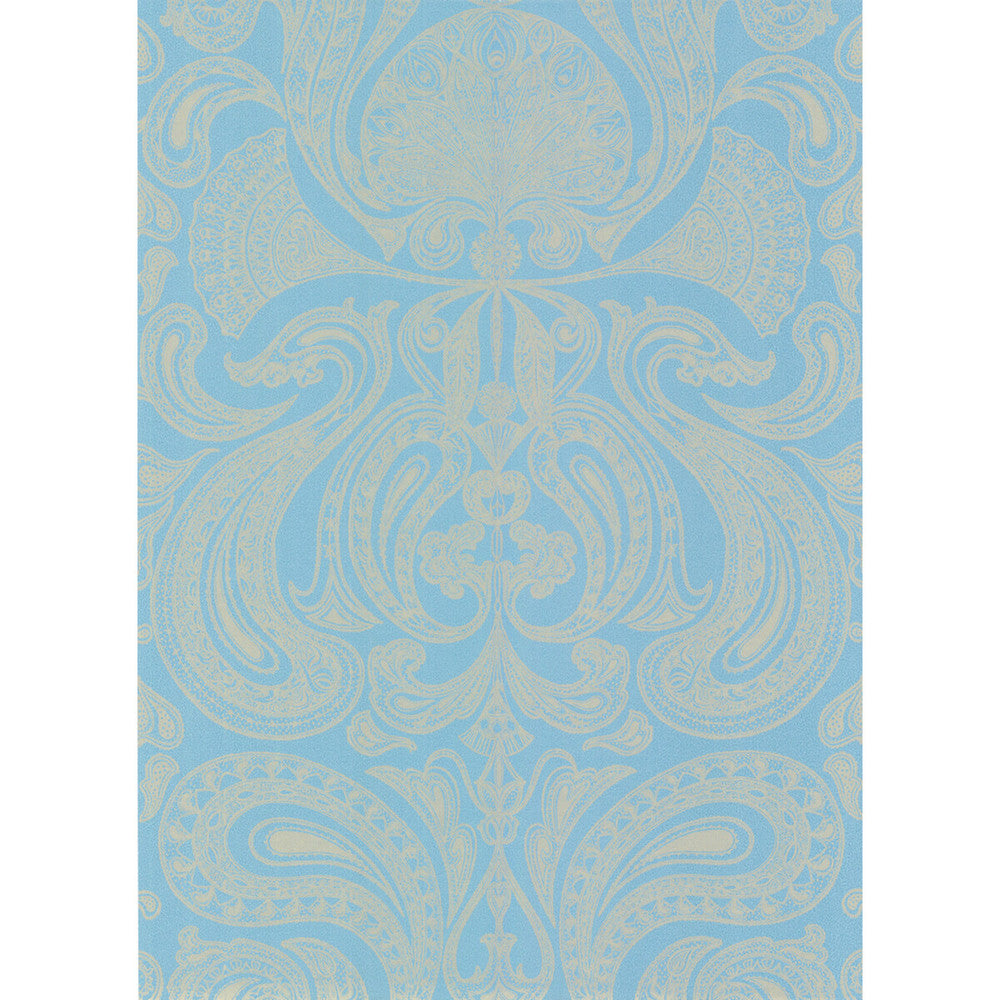 Malabar Turquoi by Cole & Son Wallcovering COLE & SON NEW CONTEMPORARY PAPER - 100% United Kingdom Horizontal: 0 and Vertical: 28.5 20.5 - Fabric Carolina -